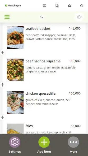 Play Menulingua Menu Builder  and enjoy Menulingua Menu Builder with UptoPlay