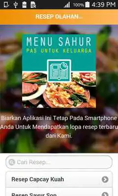 Play menu masakan keluarga