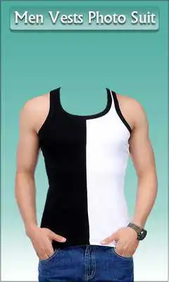 Play Men Vests Photo Suit