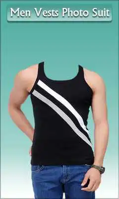 Play Men Vests Photo Suit