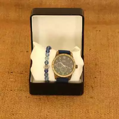 Play men watch and bracelet
