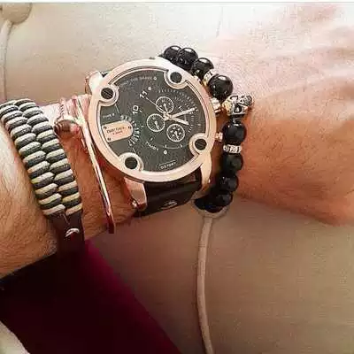 Play men watch and bracelet