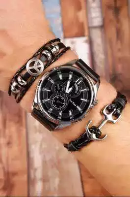Play men watch and bracelet