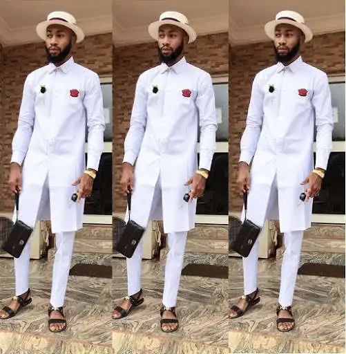 Play Men White Native Designs as an online game Men White Native Designs with UptoPlay