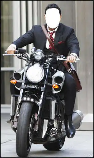 Play Men With Bike Photo Maker New