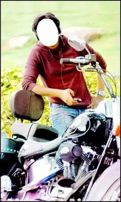 Play Men With Bike Photo Maker New