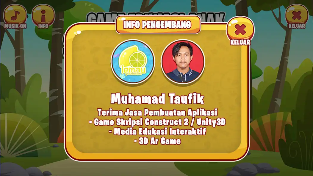 Play Menyusun Nama Hewan ( Game Skripsi ) as an online game Menyusun Nama Hewan ( Game Skripsi ) with UptoPlay