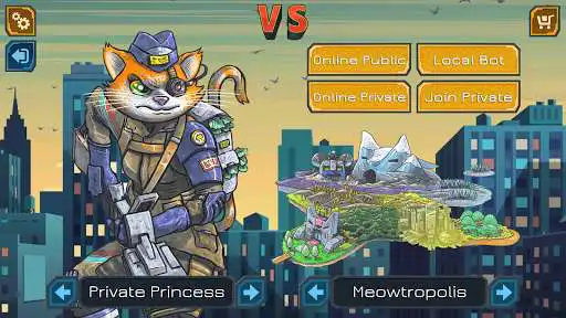 Play Meow Wars: Card Battle as an online game Meow Wars: Card Battle with UptoPlay