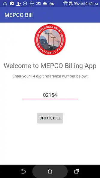 Play MEPCO Bill  and enjoy MEPCO Bill with UptoPlay