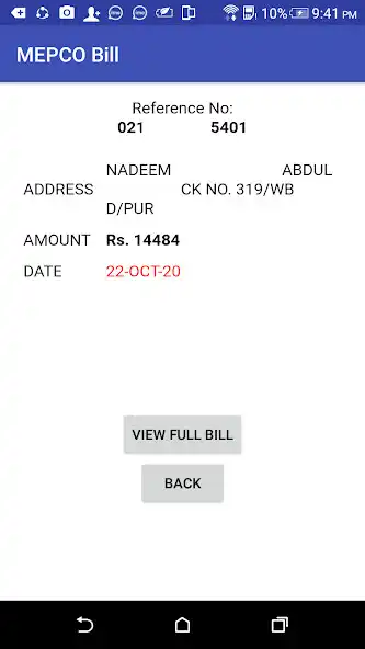 Play MEPCO Bill as an online game MEPCO Bill with UptoPlay