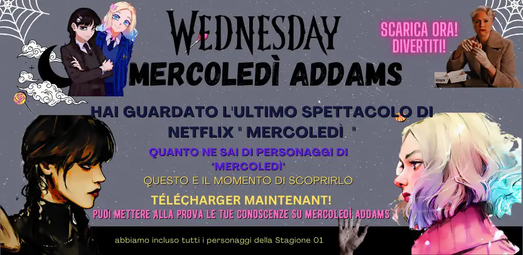 Play MERCOLEDÌ ADDAMS  and enjoy MERCOLEDÌ ADDAMS with UptoPlay