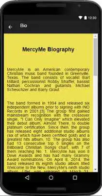 Play MercyMe MusicLyrics