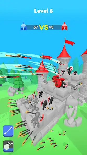 Play Merge Archers: Castle Defense as an online game Merge Archers: Castle Defense with UptoPlay