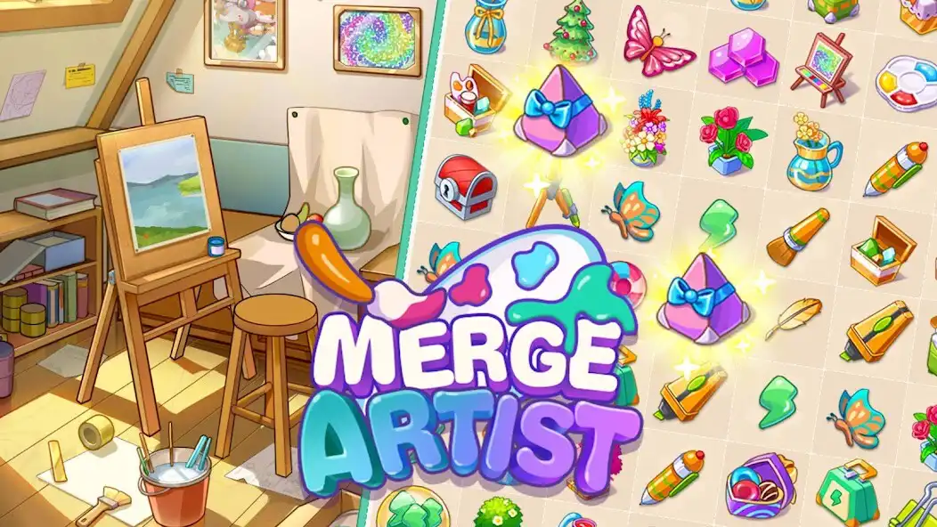 Play Merge Artist: Pair Merge Games  and enjoy Merge Artist: Pair Merge Games with UptoPlay