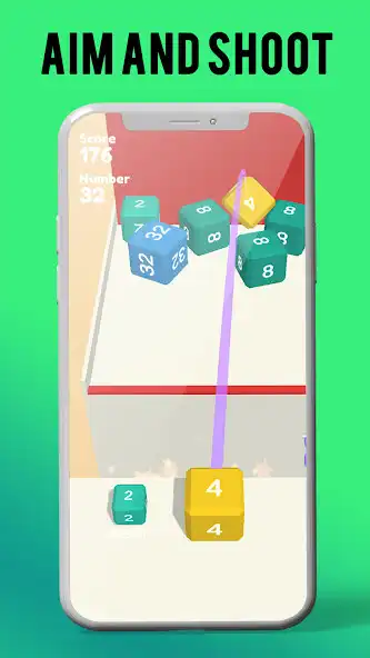 Merge Block 2048: Chain Cube online game with UptoPlay