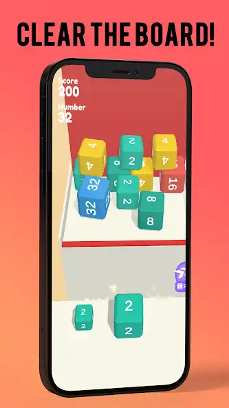 Merge Block 2048: Chain Cube online game with UptoPlay