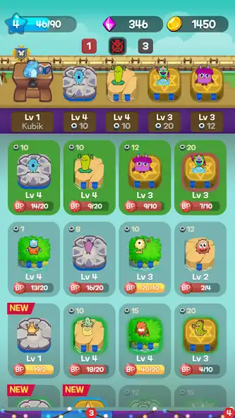Play Merge Block: Cute Monsters as an online game Merge Block: Cute Monsters with UptoPlay