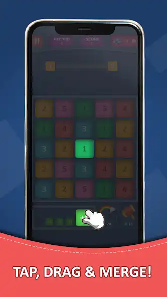 Play Merge Block Mania : Puzzle as an online game Merge Block Mania : Puzzle with UptoPlay