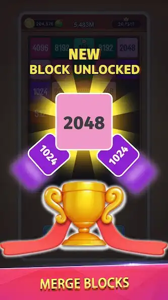 Play Merge Blocks: X2 Number Legend as an online game Merge Blocks: X2 Number Legend with UptoPlay
