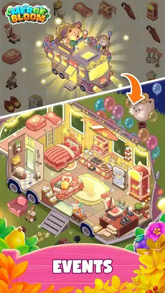 Play Merge Bloom - Flower Town  and enjoy Merge Bloom - Flower Town with UptoPlay