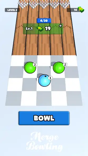 Play Merge Bowling as an online game Merge Bowling with UptoPlay