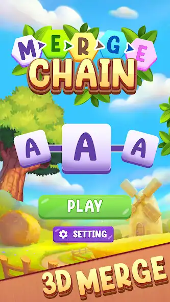 Play Merge Chain – Letter Matching  and enjoy Merge Chain – Letter Matching with UptoPlay