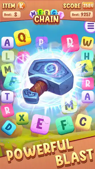 Play Merge Chain – Letter Matching as an online game Merge Chain – Letter Matching with UptoPlay