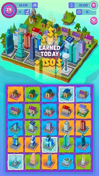 Play Merge - city builder (new addictive game)  and enjoy Merge - city builder (new addictive game) with UptoPlay