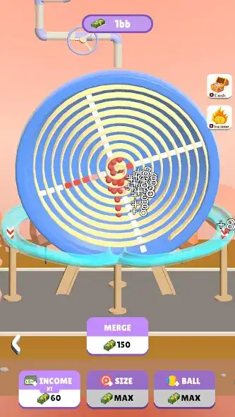 Play Merge Crazy Balls as an online game Merge Crazy Balls with UptoPlay