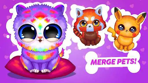 Play Merge Cute Animal 2: Pet merge as an online game Merge Cute Animal 2: Pet merge with UptoPlay