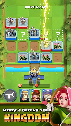Play Merge Defender: Tower Defense TD Strategy Games as an online game Merge Defender: Tower Defense TD Strategy Games with UptoPlay