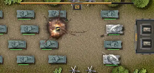 Play Merge Defense: Tanks as an online game Merge Defense: Tanks with UptoPlay