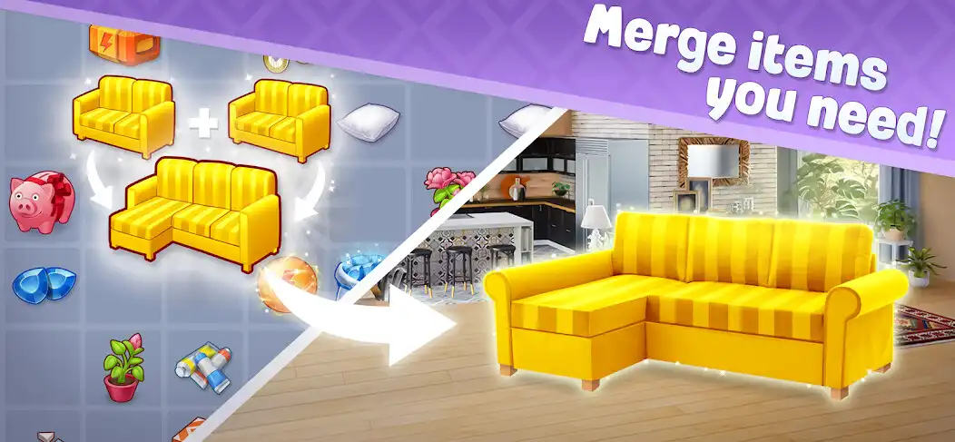 Play Merge Design: Home Restoration  and enjoy Merge Design: Home Restoration with UptoPlay