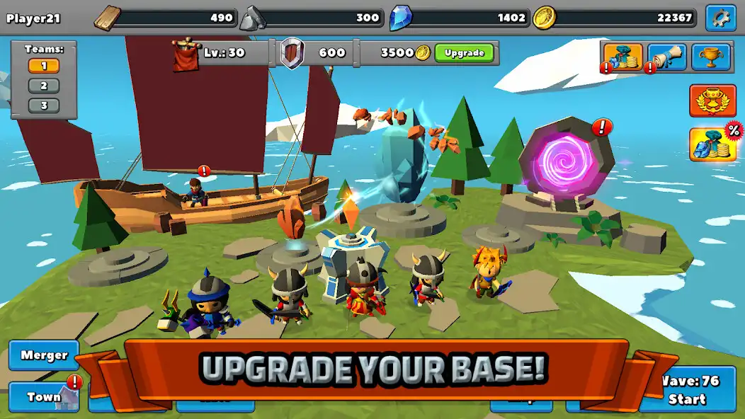 Play Merge Epic Defender: Hero RPG  and enjoy Merge Epic Defender: Hero RPG with UptoPlay