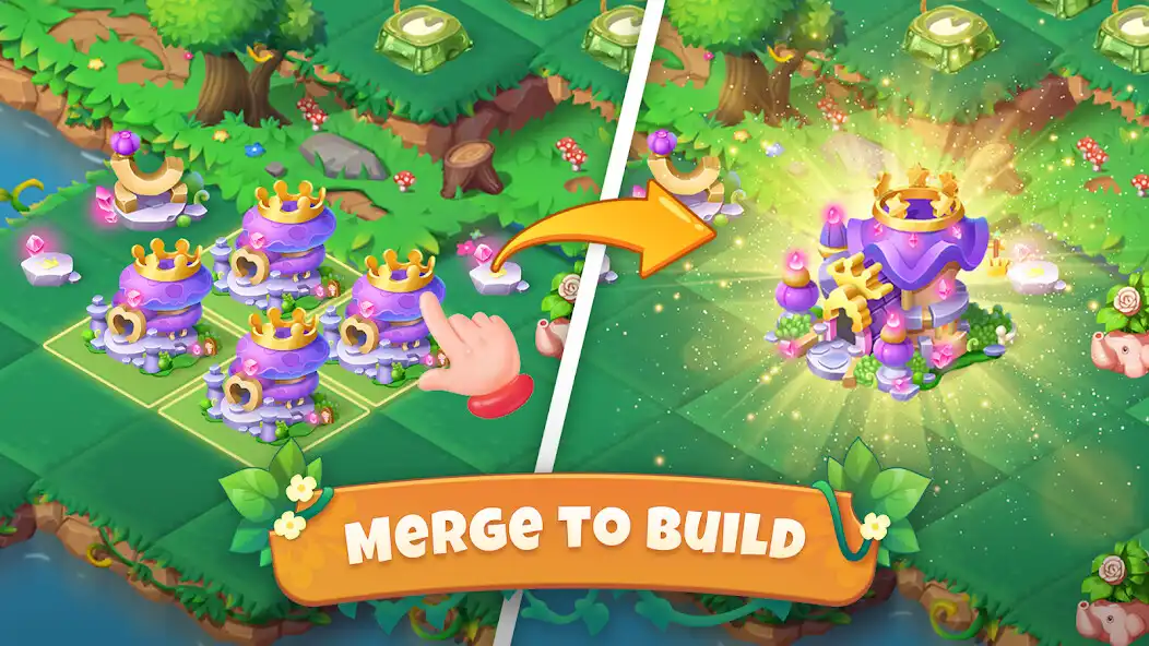 Play Merge Fantasy - Mystery Garden  and enjoy Merge Fantasy - Mystery Garden with UptoPlay