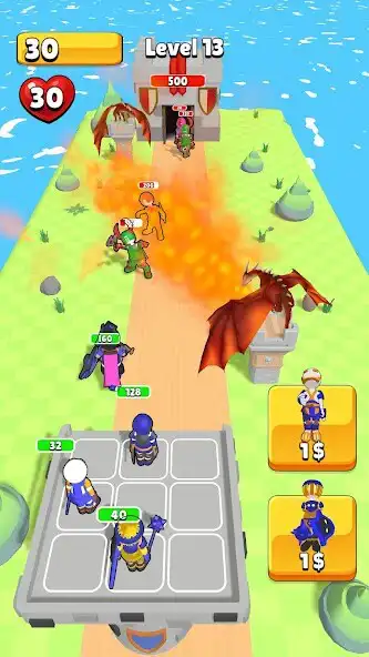 Play Merge Fighters: Castle Defense  and enjoy Merge Fighters: Castle Defense with UptoPlay