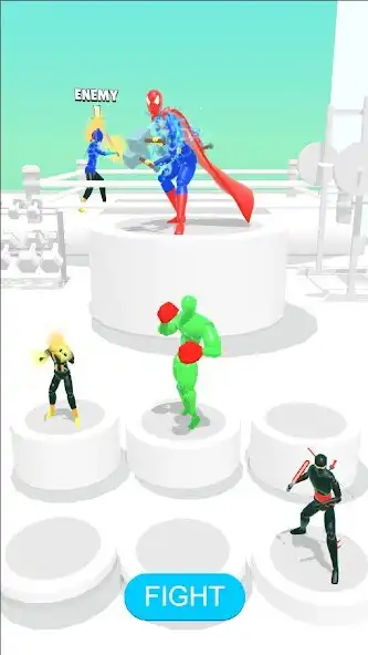 Play Merge Fighters as an online game Merge Fighters with UptoPlay