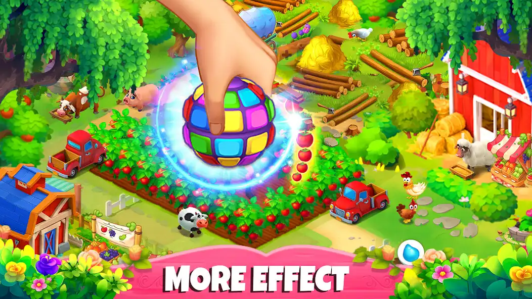 Play Merge Flower: Farm Town Garden  and enjoy Merge Flower: Farm Town Garden with UptoPlay