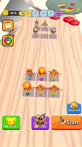 Play Merge Food Chess  and enjoy Merge Food Chess with UptoPlay