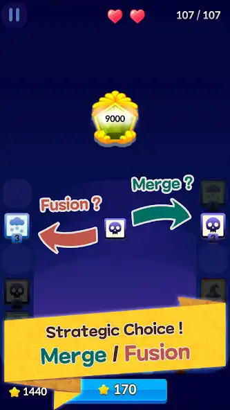 Play Merge Fusion Defense as an online game Merge Fusion Defense with UptoPlay