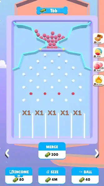 Play Merge Galton Nailboard  and enjoy Merge Galton Nailboard with UptoPlay