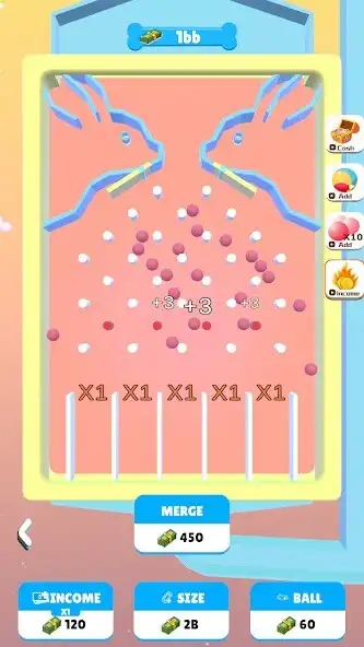 Play Merge Galton Nailboard as an online game Merge Galton Nailboard with UptoPlay