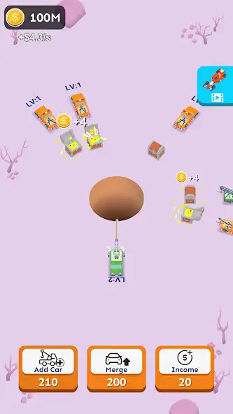 Play Merge Haulers: Gold Rush as an online game Merge Haulers: Gold Rush with UptoPlay