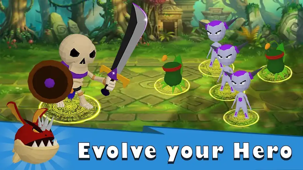Play Merge Heroes - Warrior Battle as an online game Merge Heroes - Warrior Battle with UptoPlay
