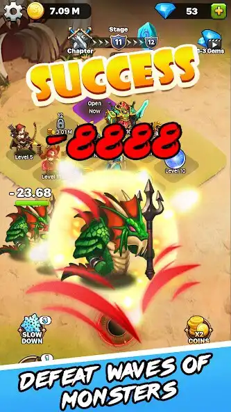 Play Merge Hero:Tower Defense Game as an online game Merge Hero:Tower Defense Game with UptoPlay