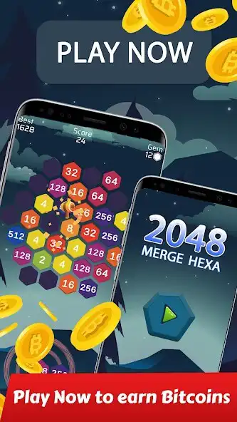 Play Merge Hexa Puzzle - BTC  and enjoy Merge Hexa Puzzle - BTC with UptoPlay