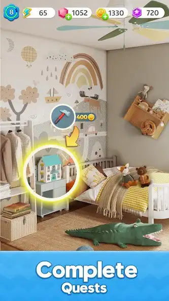 Play Merge Home Design as an online game Merge Home Design with UptoPlay