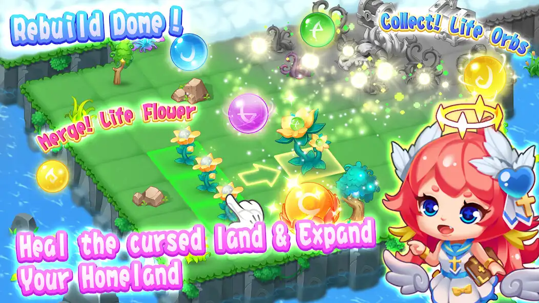 Play Merge Land - Dragon Legends as an online game Merge Land - Dragon Legends with UptoPlay