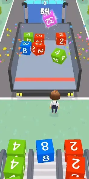 Play Merge Loader: 2048 Game as an online game Merge Loader: 2048 Game with UptoPlay
