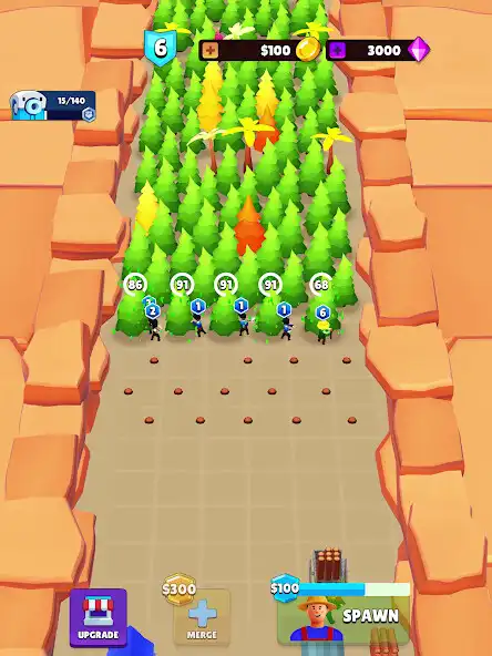 Play Merge Lumberjacks Inc as an online game Merge Lumberjacks Inc with UptoPlay